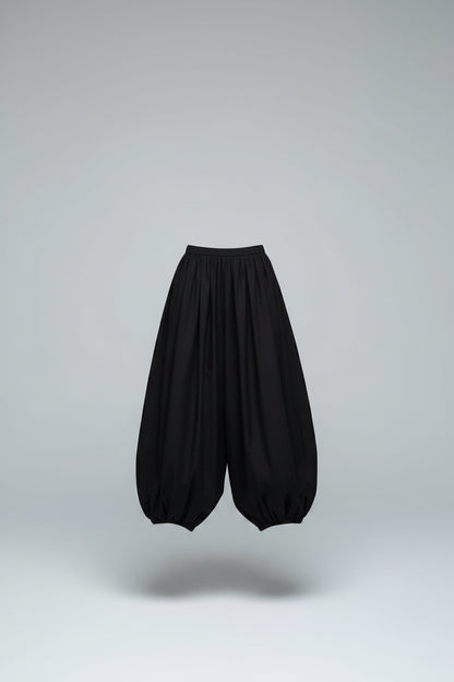 Pantalón de Pierna Ancha de Algodón