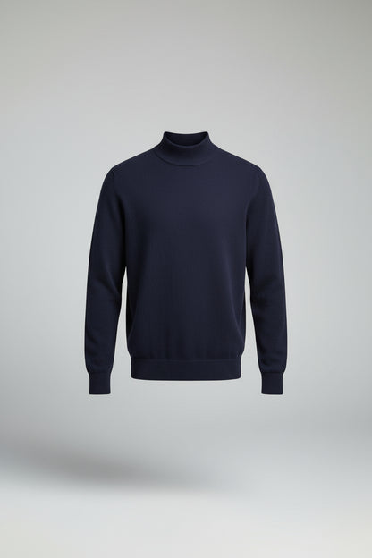 Jersey Suave de Cuello Alto para Mujer