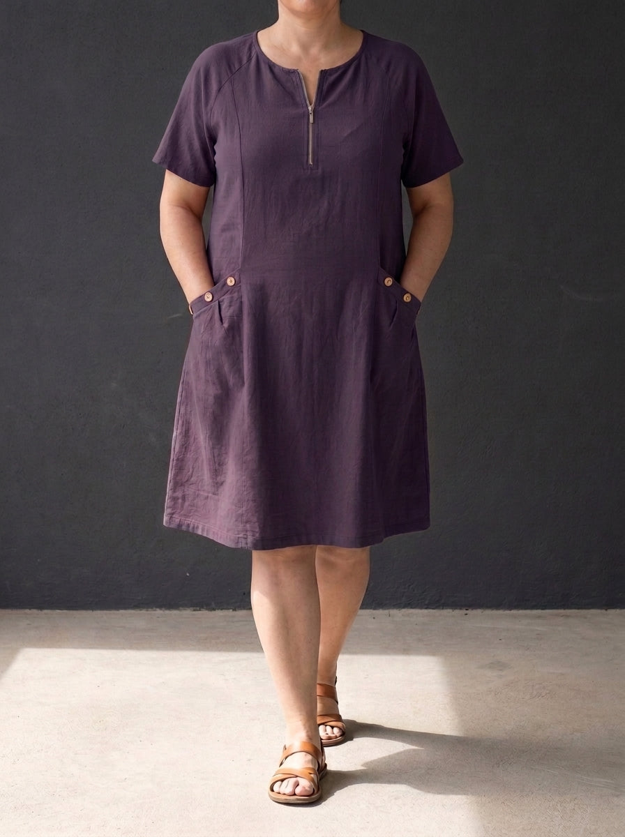 Nara vestido malva