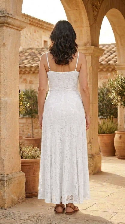 SOFIA | Vestido Maxi Jacquard para Invitada