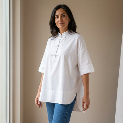 Olivia | Camisa Oversize de Popelín