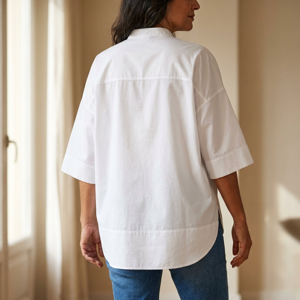 Olivia | Camisa Oversize de Popelín