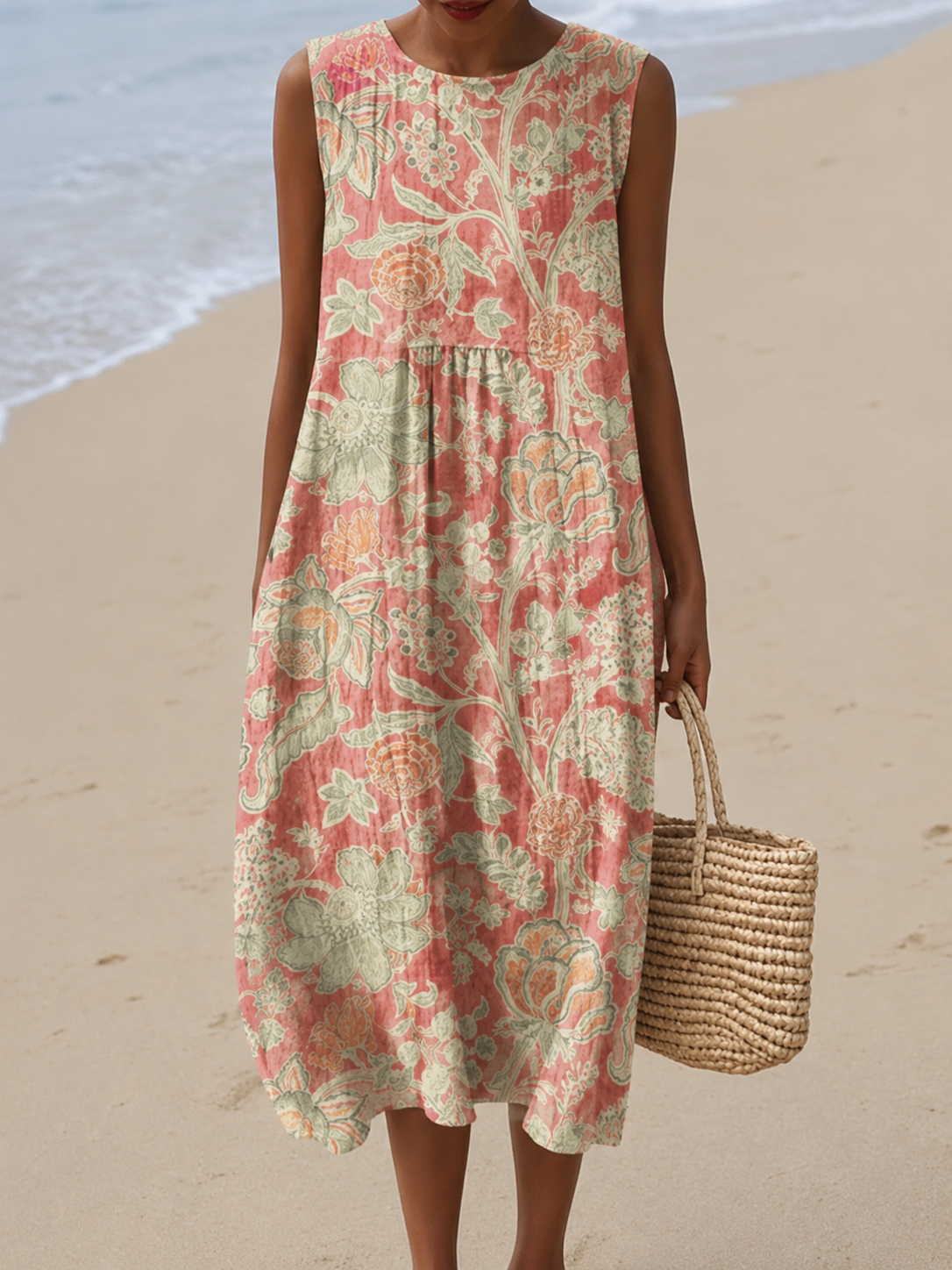Beth | Vestido midi de flores