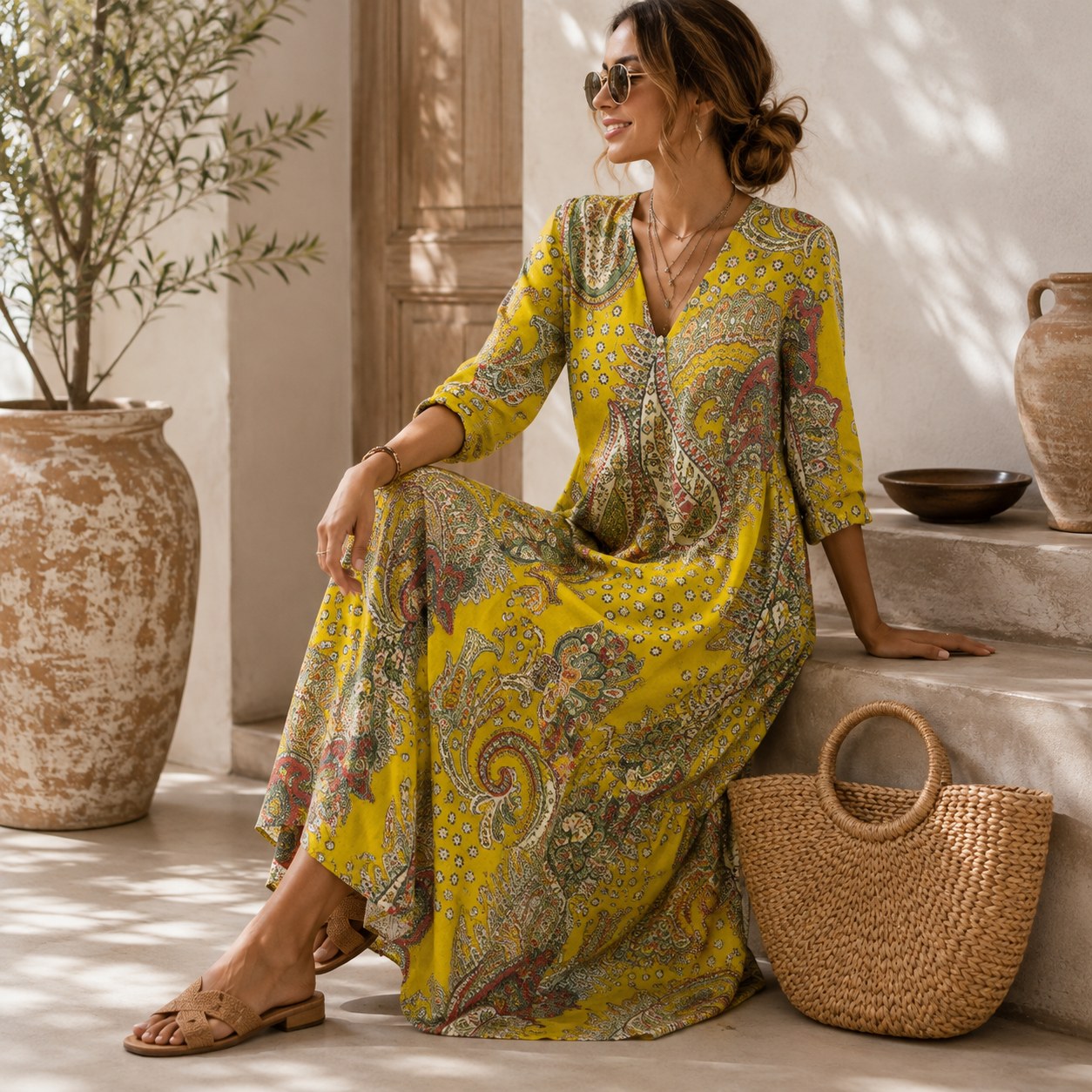 Andrée, vestido largo de verano cómodo — segunda vista