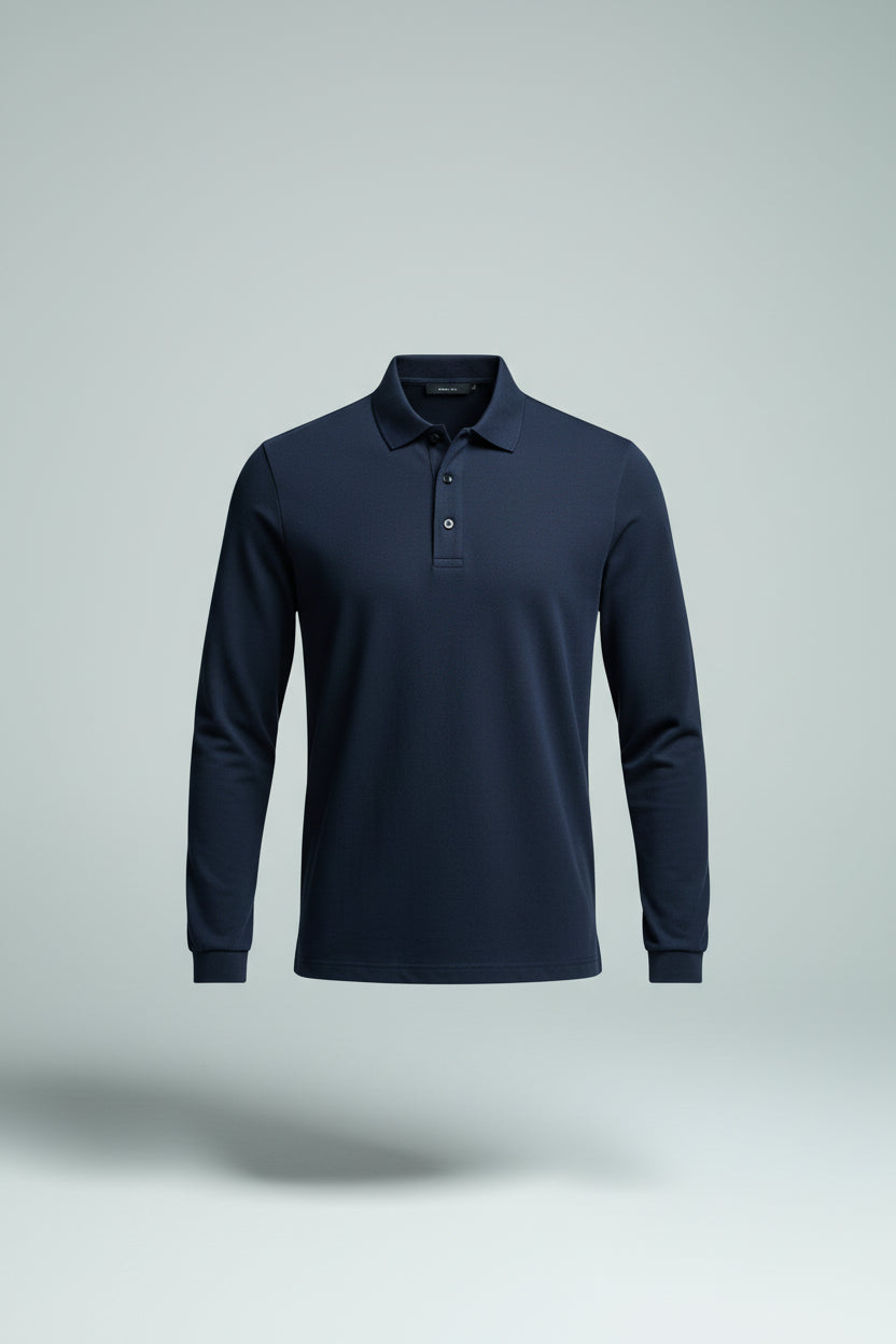 Polo de Manga Larga para Hombre