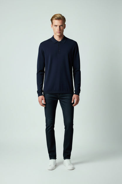 Polo de Manga Larga para Hombre