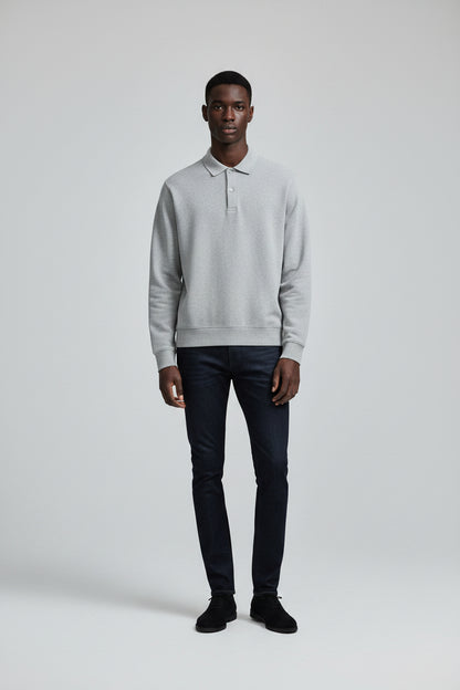 Polo de Manga Larga para Hombre