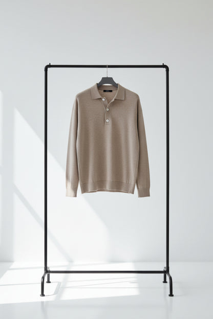 Polo de Manga Larga para Hombre