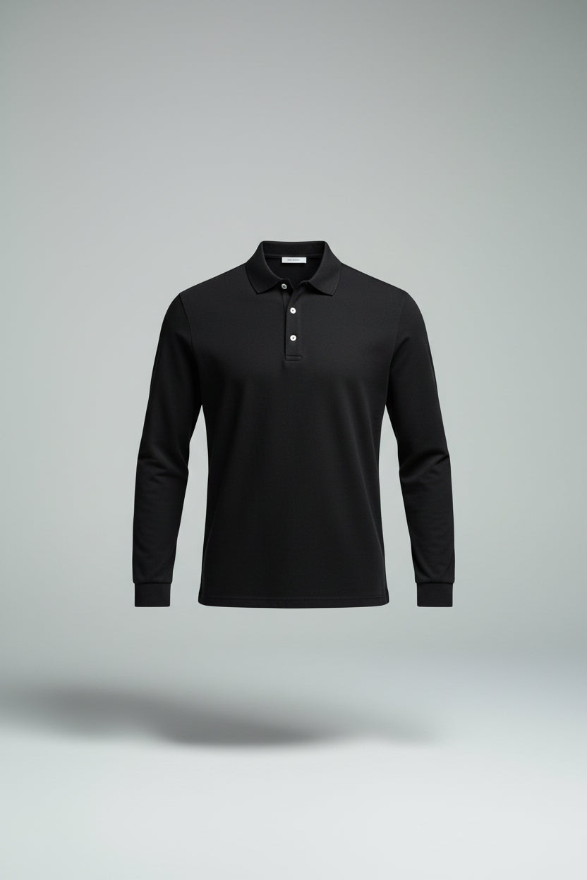 Polo de Manga Larga para Hombre