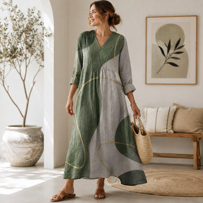 Evelyne, vestido largo de verano holgado — segunda vista