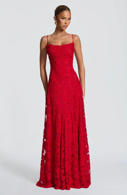 Vestido Maxi de Encaje SOFIA — Elegante para Invitada