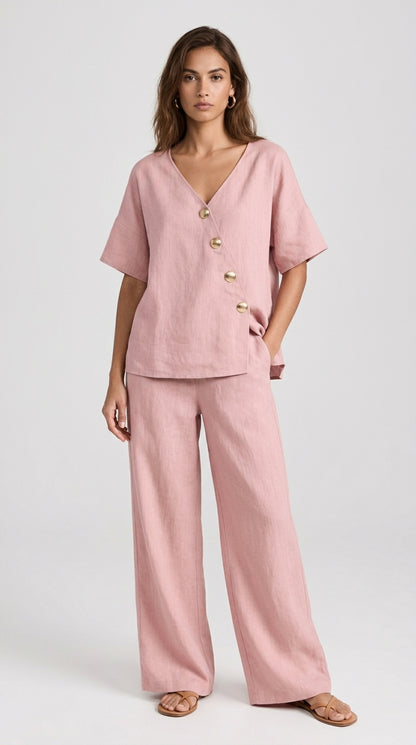 Greta | Conjunto Escote en V con Botones