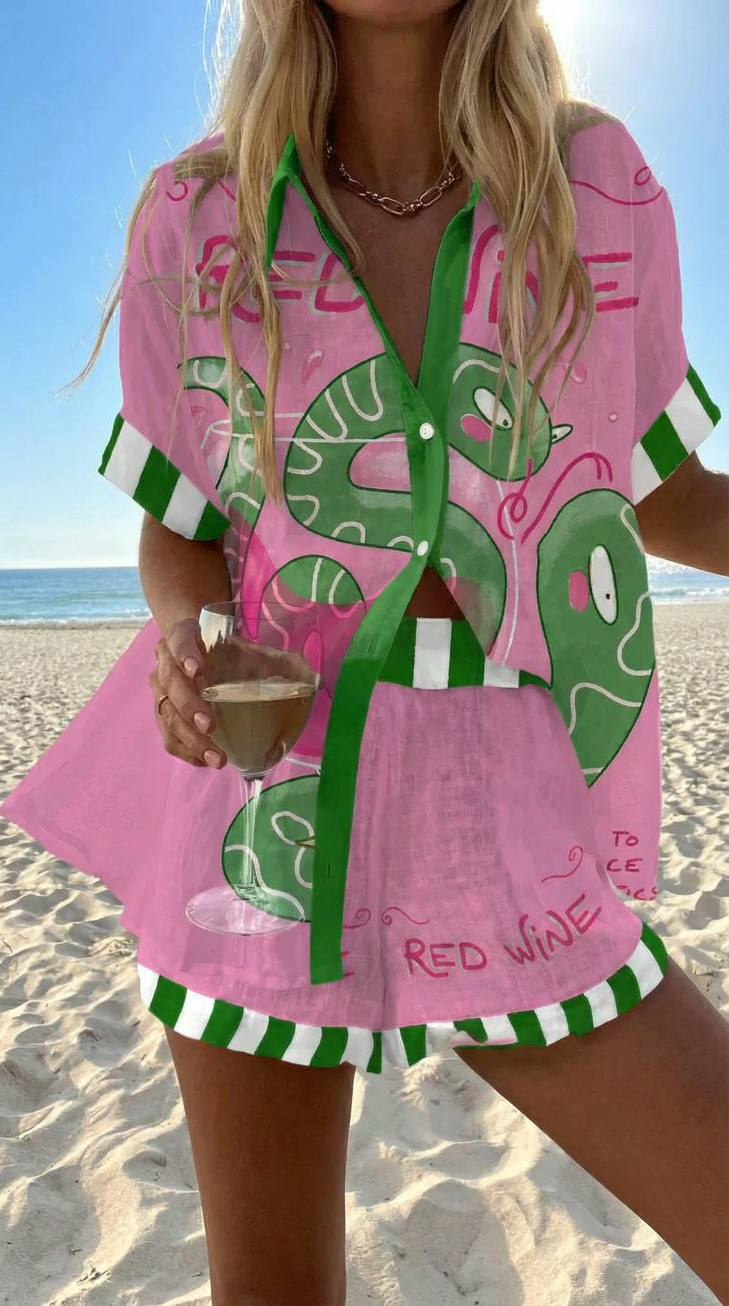 Rosa | Conjunto de Camisa y Short