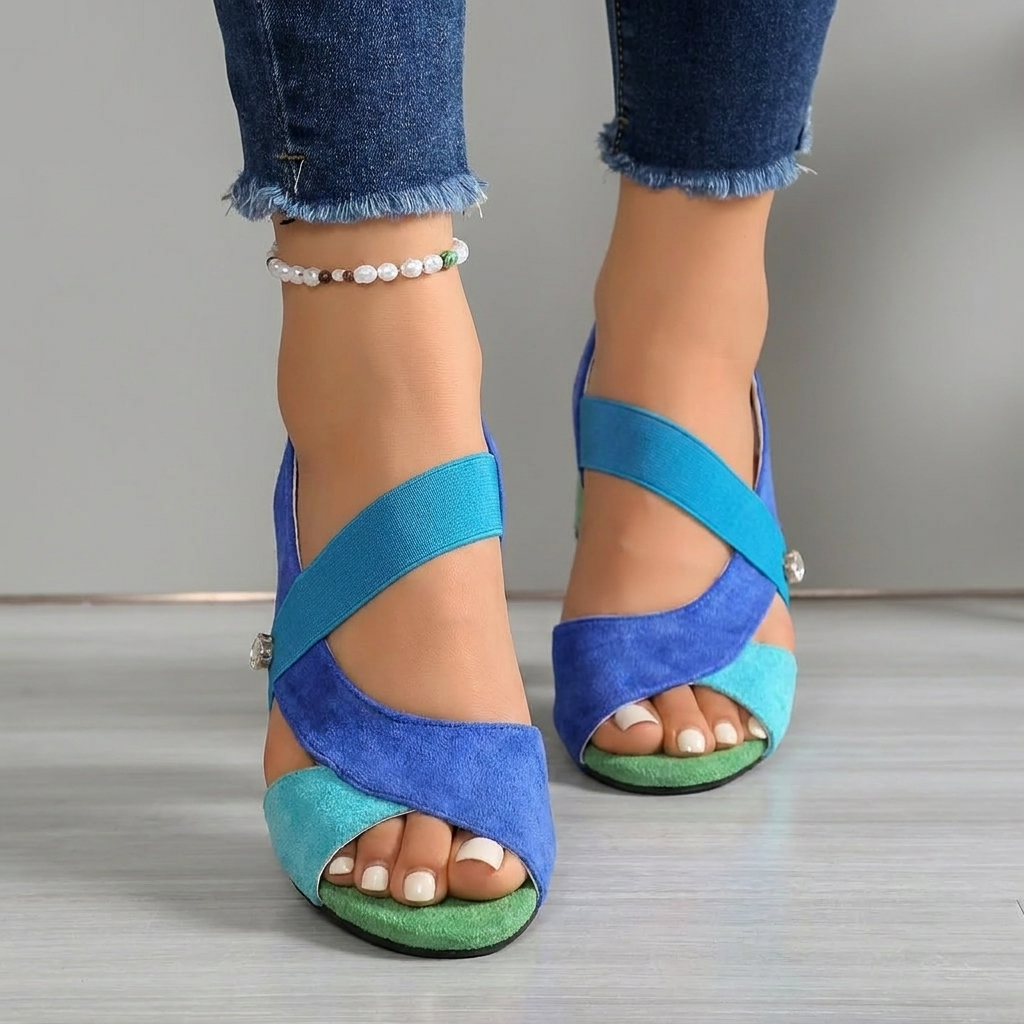 Chantal | Sandalias de tiras cruzadas