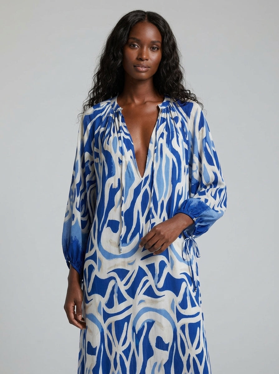 Vestido Boho con Estampado para Mujer