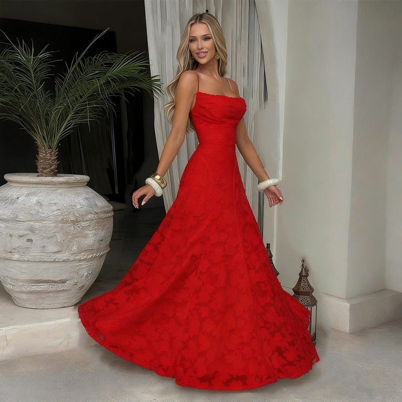 Vestido Maxi de Encaje SOFIA — Elegante para Invitada