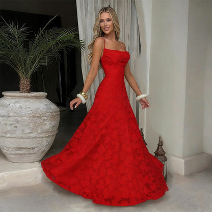 Vestido Maxi de Encaje SOFIA — Elegante para Invitada