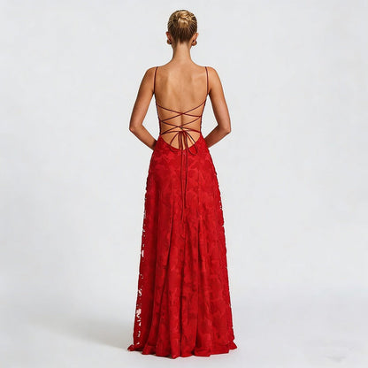 Vestido Maxi de Encaje SOFIA — Elegante para Invitada