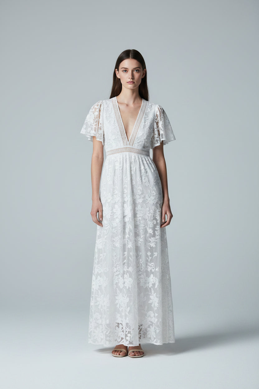Vestido Blanco de Verano para Mujer