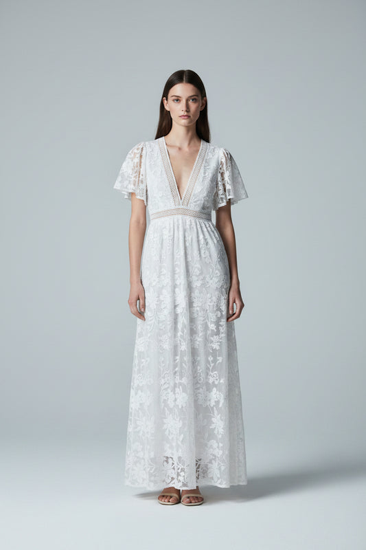 Vestido Blanco de Verano para Mujer
