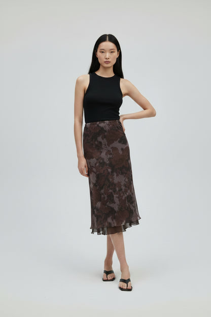 Falda con Estampado Floral para Mujer