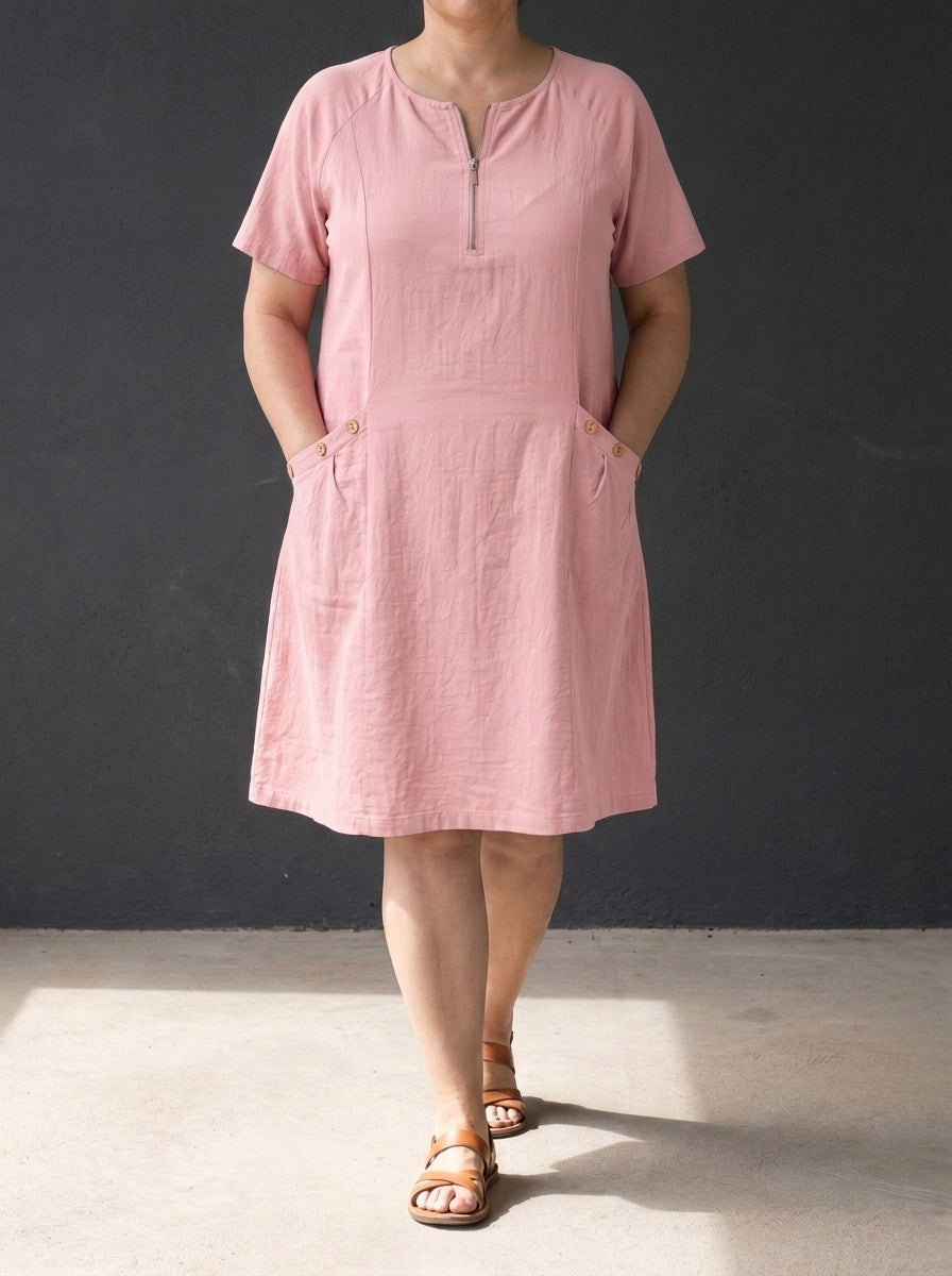 Nara vestido rosa