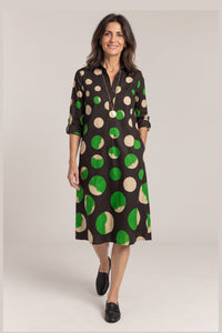 Loretta | Vestido Midi Negro